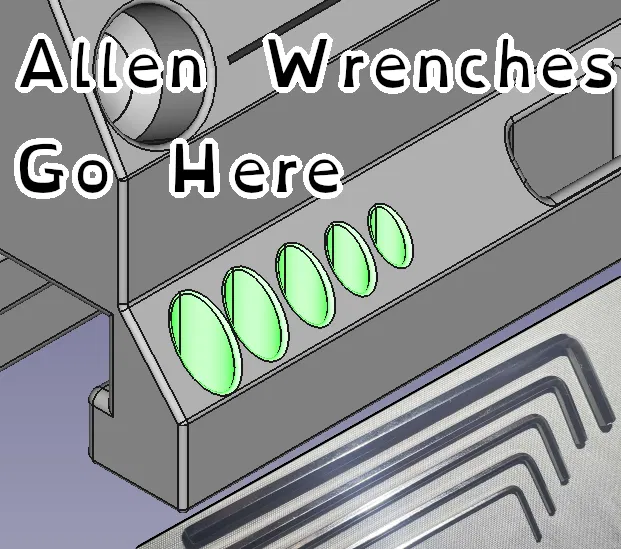 Giá đỡ dụng cụ Tumblefluff's Top-Rail - Image 4