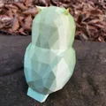 Mẫu Cú Lược Ảnh (Low Poly Owl) - Thumbnail 2