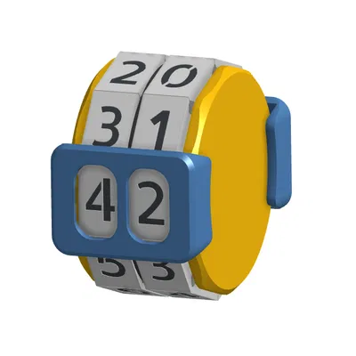 Bộ Đếm Nhiều Chữ Số Đơn Giản