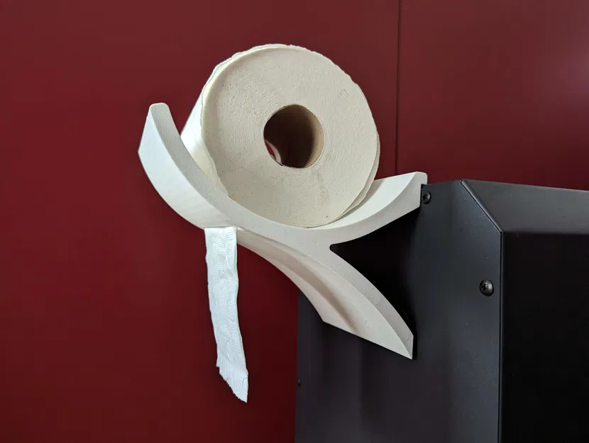 Giá đỡ giấy vệ sinh (kèm file Fusion360) - Image 1