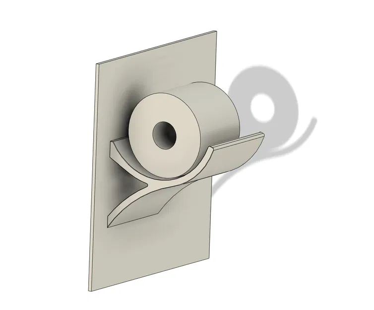 Giá đỡ giấy vệ sinh (kèm file Fusion360) - Image 3