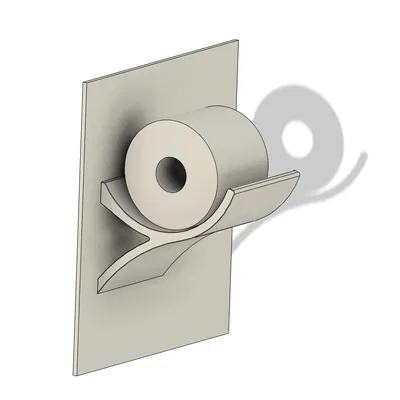 Giá đỡ giấy vệ sinh (kèm file Fusion360)