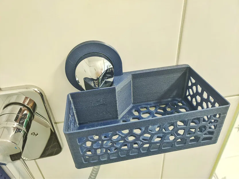 Voronoi Wall Outlet kệ phòng tắm [không khoan hoặc keo] - Image 1