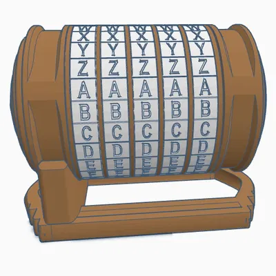 Cryptex remix 74mm dia cộng với nhiều vòng mã