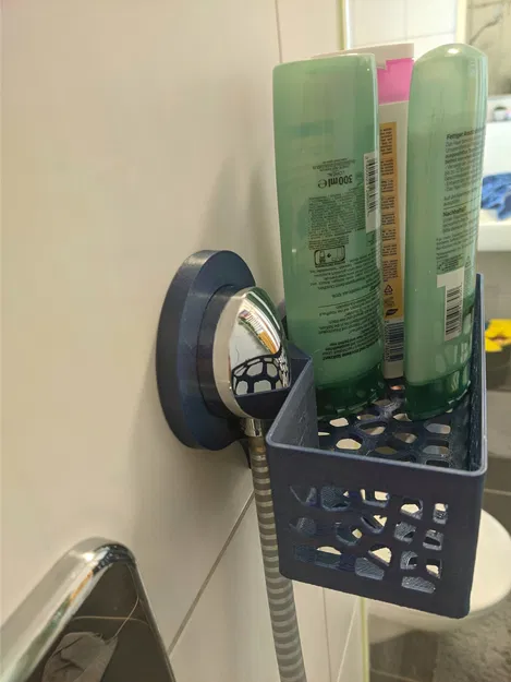 Voronoi Wall Outlet kệ phòng tắm [không khoan hoặc keo] - Image 3