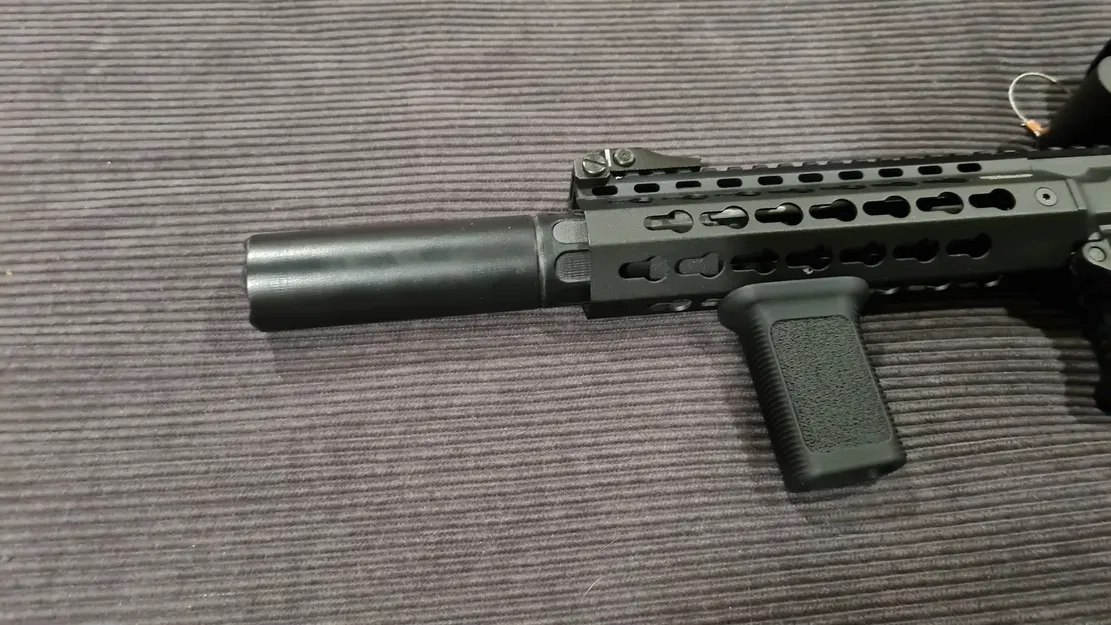 Ống Giảm Thanh Giả Airsoft Ren 14MM CCW - Vừa Vặn Với Tracer xCortech - Image 2