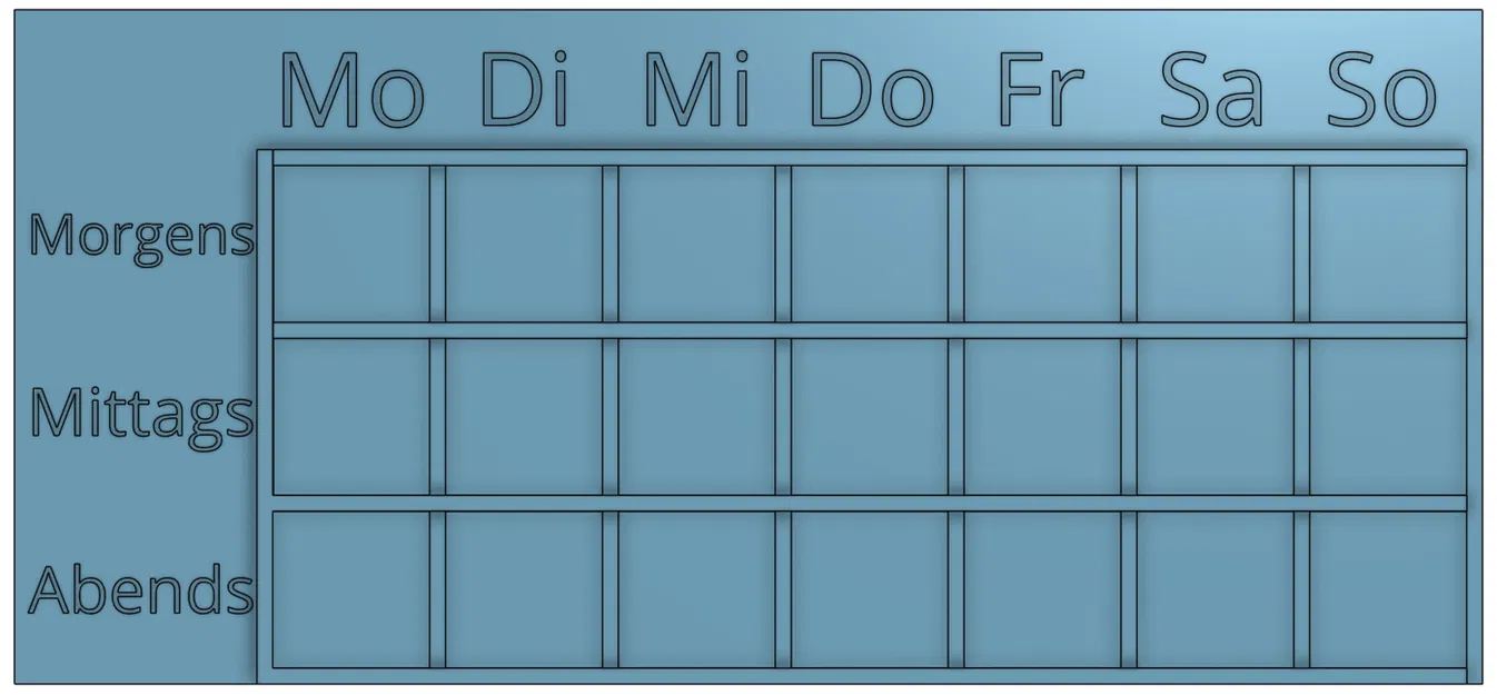 MediBox 7x3 Fächer - Hộp Đựng Thuốc Chia Ngăn Tiện Lợi - Image 2