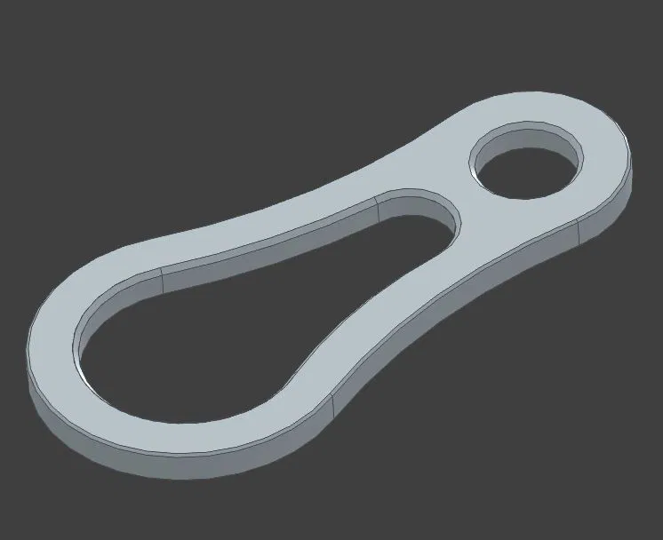 Chìa Khóa Xe Đẩy Hàng - Shopping Cart Lock - Dễ In - Image 1