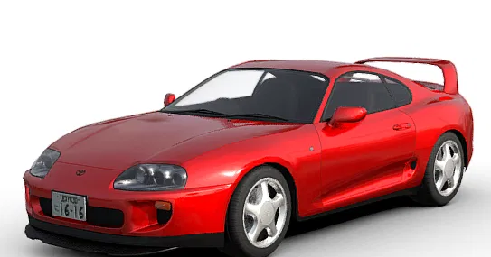 Mô hình xe Toyota Supra A80 1993 có ghế - Image 1