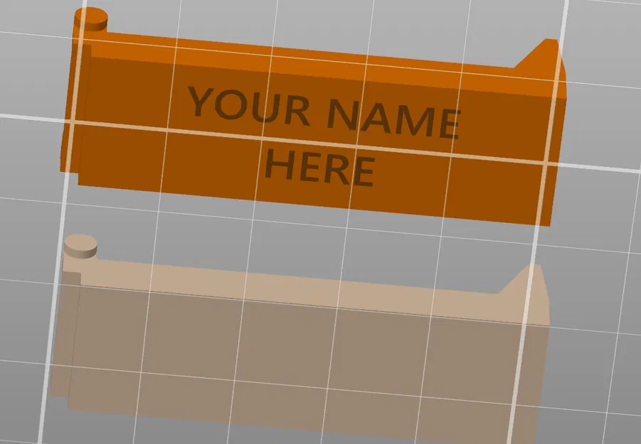 Chuông cửa: Bảng tên xoay - Image 1