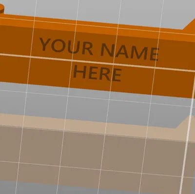 Chuông cửa: Bảng tên xoay