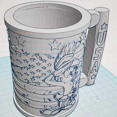 Marvin the Martian USA Mug