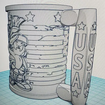 Marvin the Martian USA Mug