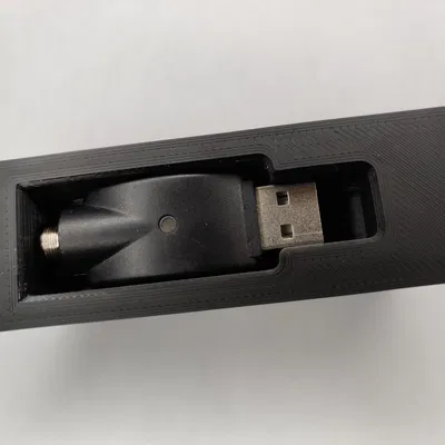 510 hộp mực vape/giá đỡ pin với giá đỡ bộ sạc USB (bản phối lớn hơn)