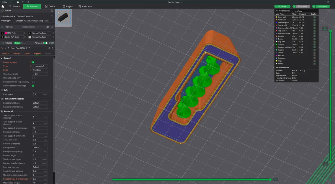 510 hộp mực vape/giá đỡ pin với giá đỡ bộ sạc USB (bản phối lớn hơn) - Image 4