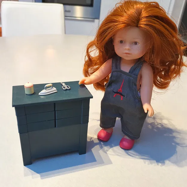 Đồ Nội Thất Búp Bê Mini Phong Cách Thợ May 1950s - Image 3