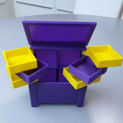 Đồ Nội Thất Búp Bê Mini Phong Cách Thợ May 1950s