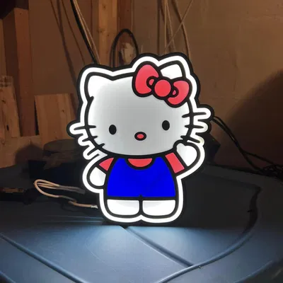 Hộp đèn Hello Kitty