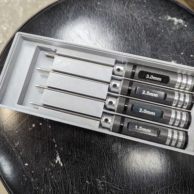 Kệ Đựng 4 Tua Vít Lục Giác Gridfinity OFNMY