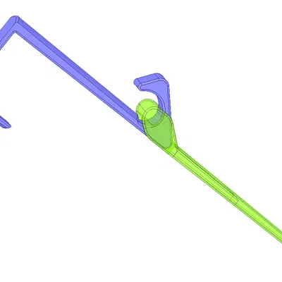 Móc treo cửa có phần nối dài tùy chọn