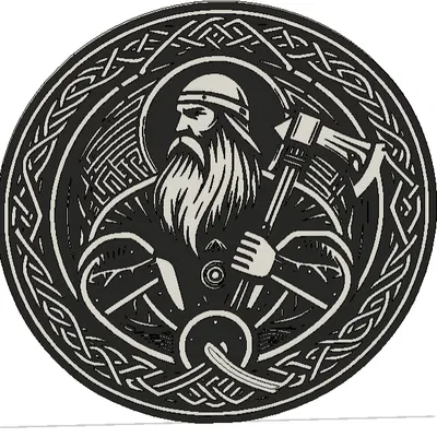 Tranh Tường Viking Tối Giản