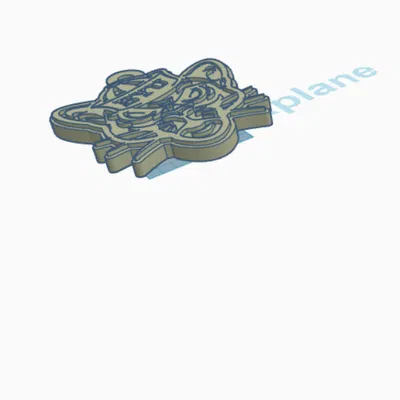 Charm dép sục BYU hình thú bông hải quân