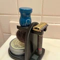Giá đỡ dao cạo râu, cọ cạo râu và xà phòng DE - Thumbnail 2