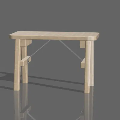 Ghế Đẩu Gỗ 3 Bậc Bằng Gỗ Sồi