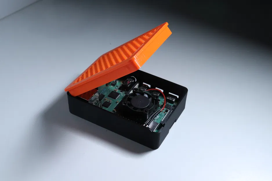Vỏ Raspberry Pi 4 Model B có nắp lưới gài - Image 1