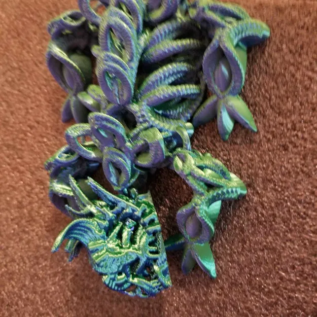 Rồng Thằn Lằn Dây Thừng Xoắn Shakaworld3D 180mm X 180mm - Image 3