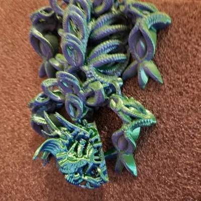 Rồng Thằn Lằn Dây Thừng Xoắn Shakaworld3D 180mm X 180mm