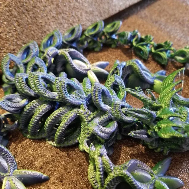 Rồng Thằn Lằn Dây Thừng Xoắn Shakaworld3D 180mm X 180mm - Image 4