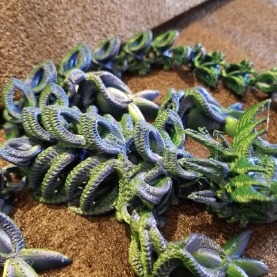 Rồng Thằn Lằn Dây Thừng Xoắn Shakaworld3D 180mm X 180mm