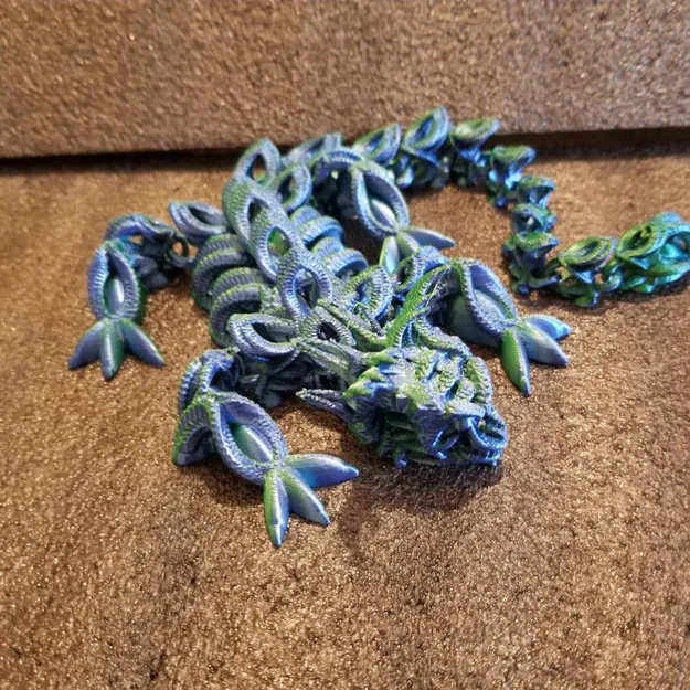 Rồng Thằn Lằn Dây Thừng Xoắn Shakaworld3D 180mm X 180mm - Image 6