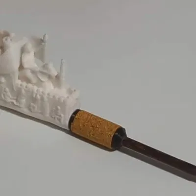 Tẩu Meerschaum từ Kho Báu Quốc Gia