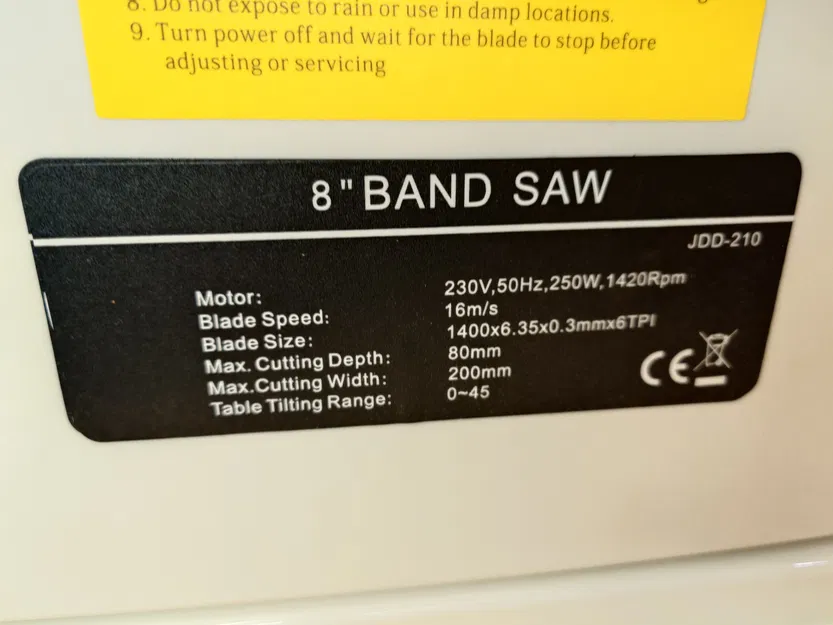 Lưỡi cưa lọng thay thế cho VEVOR JDD-210 - Image 2