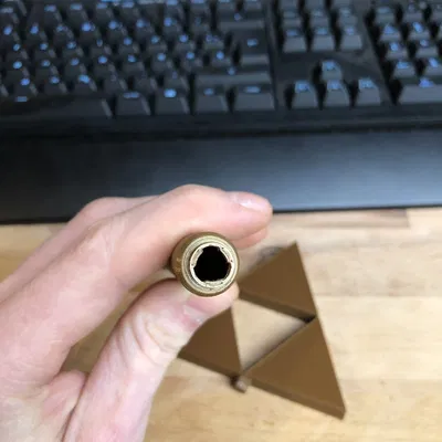 Chân Nến Đỉnh Cây Thông Noel Hình Triforce