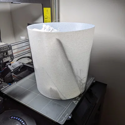 Thùng rác in chế độ "Vase Mode"