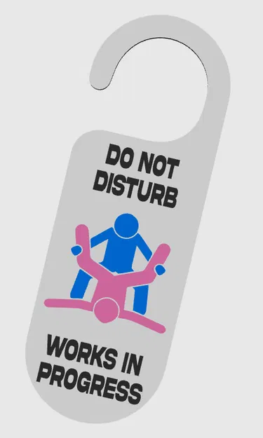 Đừng làm phiền sex 6 - Chữ trang trí - Image 1