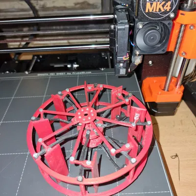 Bánh xe guồng lái bên hông