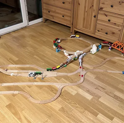 Adapter Nối Duplo - Brio, IKEA, Đường Ray Gỗ - Bản Remix