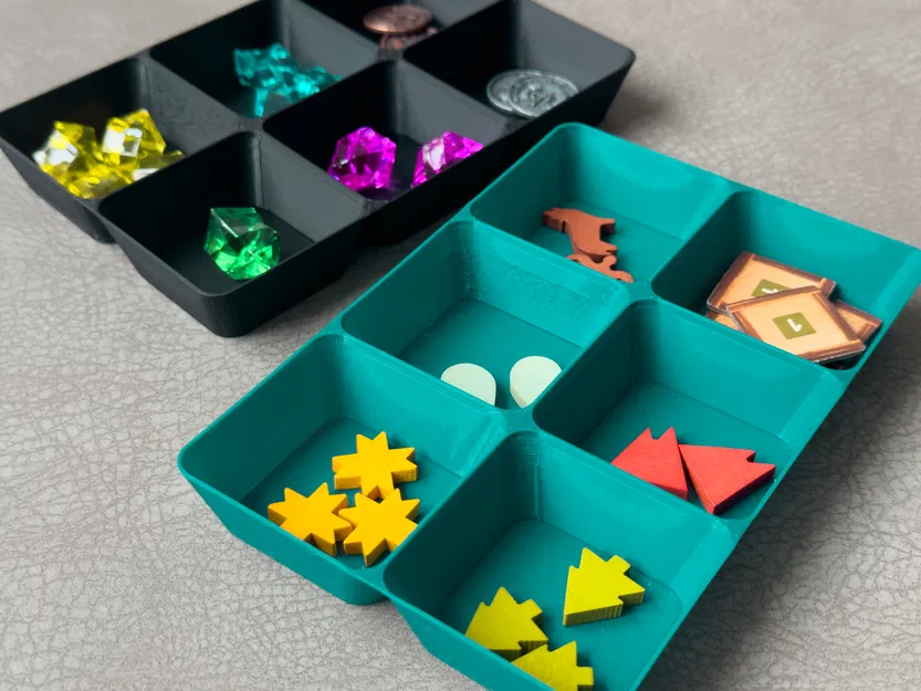 Khay 6 Ngăn Đựng Linh Kiện Nhỏ Hoặc Token - Image 1