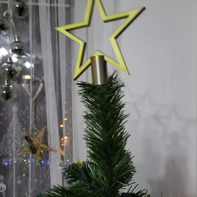 Trang trí cây thông Noel hình ngôi sao