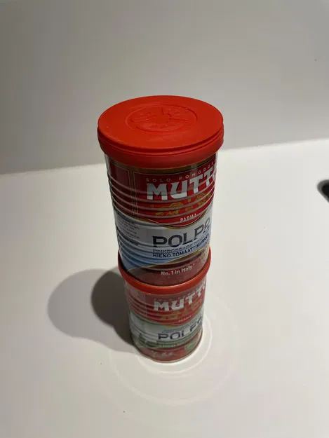 Giá xếp chồng lon sốt cà chua Mutti (có nắp tùy chọn) - Image 1