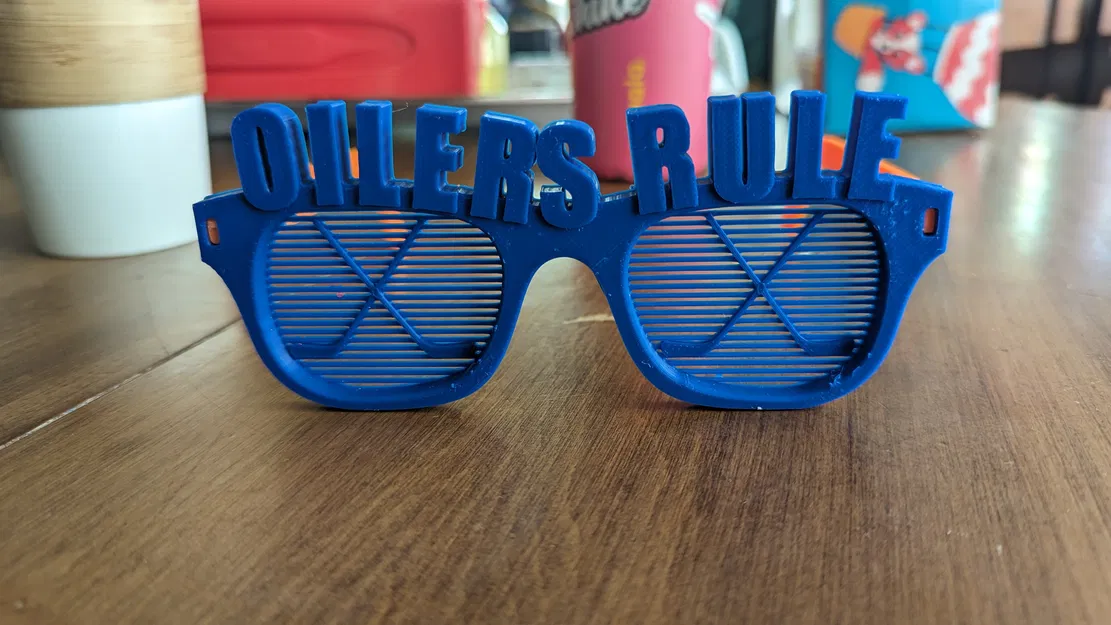 Kính In 3D Chủ Đề Oilers - Image 1