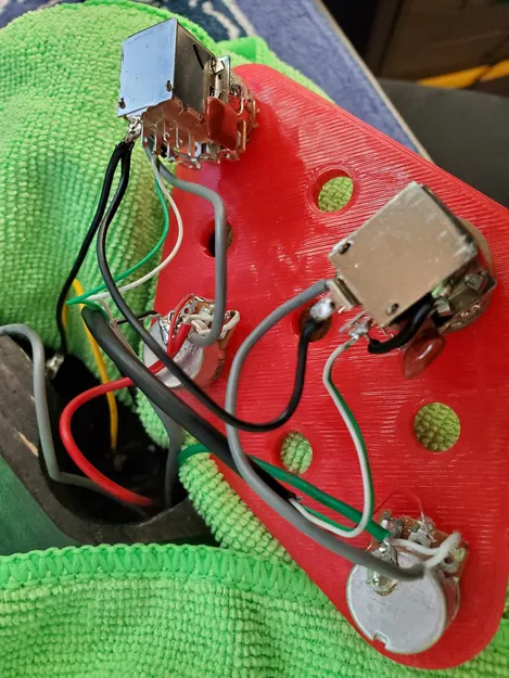 Khuôn Jig Đấu Dây Cho Đàn Guitar Điện Les Paul - Image 1