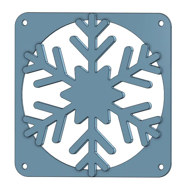 Vỏ quạt Snowflake 120mm - Image 2