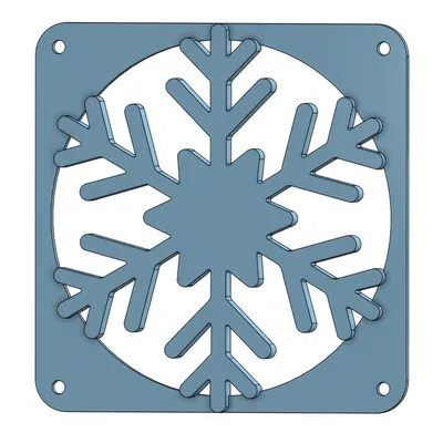 Vỏ quạt Snowflake 120mm