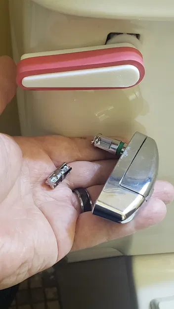 Tay Gạt Xả Kép Danco HYR271T Hydroright / Trục Pinball - Image 1