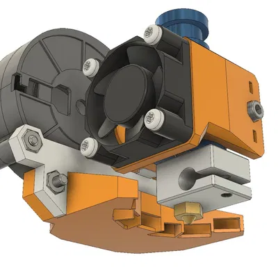 Ống dẫn khí làm mát E3D v6 tối ưu CFD có thể điều chỉnh